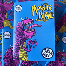 Load image into Gallery viewer, Monster Island Colouring Book - Dixon Does Doodles
