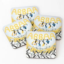 Load image into Gallery viewer, Coaster - Abbaa - Sheep Puns - Abba - Mervyn Tay Art

