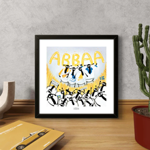 Load image into Gallery viewer, Print - Abbaa - Sheep Puns - Abba - Mervyn Tay Art
