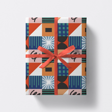 Load image into Gallery viewer, Gift Wrap - Abstract Pattern - Studio Boketto
