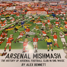 Load image into Gallery viewer, Arsenal Mishmash – The History of Arsenal FC in One Image - Nostalgia Print - The Mishmash Man
