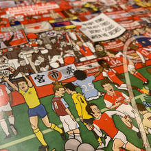 Load image into Gallery viewer, Arsenal Mishmash – The History of Arsenal FC in One Image - Nostalgia Print - The Mishmash Man
