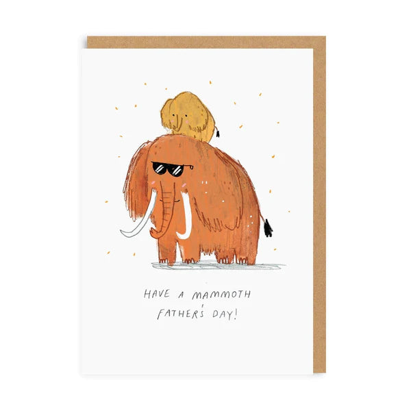 Have A Mammoth Father's Day - Father's Day Card - OHHDeer