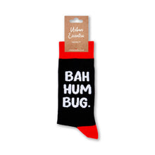 Load image into Gallery viewer, Unisex Bah Hum Bug Socks - Urban Eccentric - Christmas Socks
