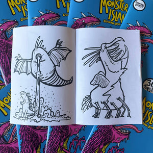 Monster Island Colouring Book - Dixon Does Doodles