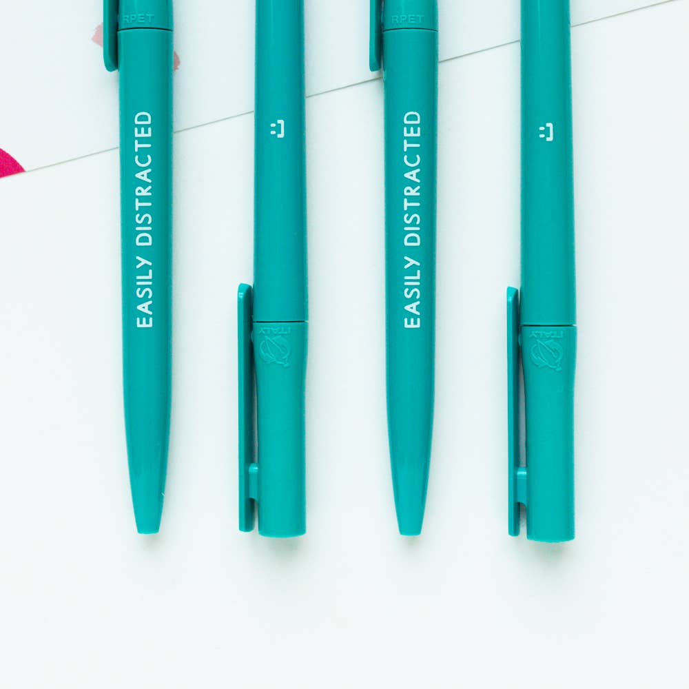 Pen - Easily Distracted - Recycled Eco Ballpoint Pen - ADHD - Jeff and ...