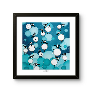 Print - Baables - Sheep Puns - Baubles - Mervyn Tay Art