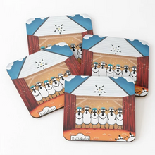 Load image into Gallery viewer, Coaster - Baarnsley - Sheep Puns - Barnsley - Mervyn Tay Art

