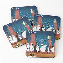 Load image into Gallery viewer, Coaster - Baa Wars - Sheep Puns - Star Wars - Mervyn Tay Art
