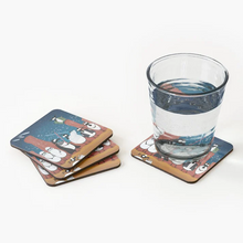 Load image into Gallery viewer, Coaster - Baa Wars - Sheep Puns - Star Wars - Mervyn Tay Art
