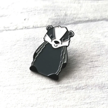 Load image into Gallery viewer, Enamel Pin - The Badger of Bravery - Positive Pin - By Kate Elford
