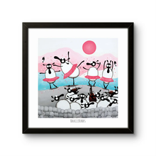 Load image into Gallery viewer, Print - Baallerinas - Sheep Puns - Ballerinas - Mervyn Tay Art
