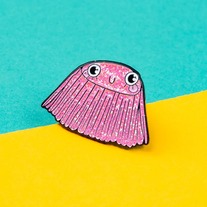 Enamel Pin - The Barnacle of Self Belief - Katie Abey - puns and self care