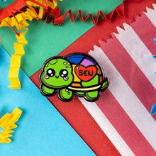 Load image into Gallery viewer, Speshell Educational Needs Tortoise Enamel Pin - SEN - Special Educational Needs - Innabox
