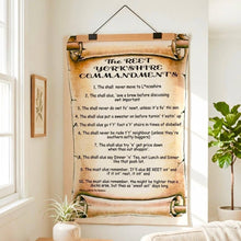 Load image into Gallery viewer, Tea Towel - The Reet Yorkshire Commandments - Yorkshire Gift Idea - The Hutch
