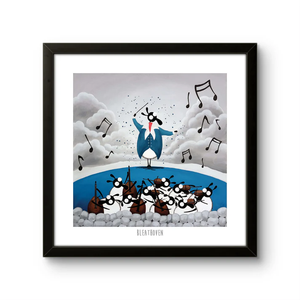 Print - Bleathoven - Sheep Puns - Beethoven - Mervyn Tay Art