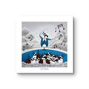 Print - Bleathoven - Sheep Puns - Beethoven - Mervyn Tay Art