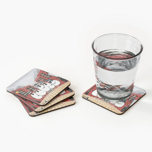 Coaster - Bleaty Blinders - Sheep Puns - Peaky Blinders - Mervyn Tay Art