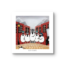 Load image into Gallery viewer, Print - Bleaty Blinders - Sheep Puns - Peaky Blinders - Mervyn Tay Art
