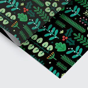 Christmas Gift Wrap - Botanical - Studio Boketto