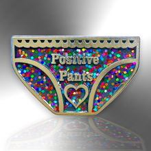 Load image into Gallery viewer, Enamel Pin - Positive Pants Mental Health Pin - The Little Pin Co

