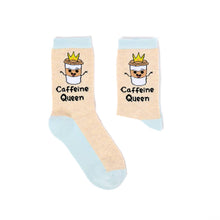 Load image into Gallery viewer, Ladies Caffeine Queen Socks - Urban Eccentric - Coffee lovers
