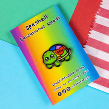 Load image into Gallery viewer, Speshell Educational Needs Tortoise Enamel Pin - SEN - Special Educational Needs - Innabox
