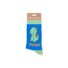 Load image into Gallery viewer, Tea-Rex Socks - Dinosaur and Tea Puns - Urban Eccentric
