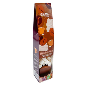 Hot Chocolate Stirrer - Mochaccino Hot Chocolate Stirrer With Marshmallows - GNAW Chocolate