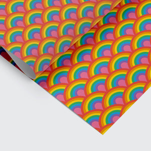 Rainbow Pattern Gift Wrap - Studio Boketto