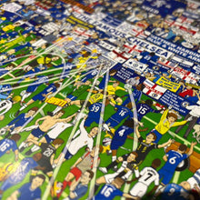 Load image into Gallery viewer, Chelsea Mishmash – The History of The Blues in One Image - Nostalgia Print - The Mishmash Man
