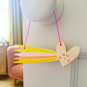 Heart Comet - Hanging Decoration - Squirrelbandit