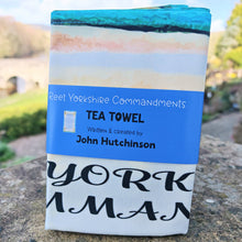 Load image into Gallery viewer, Tea Towel - The Reet Yorkshire Commandments - Yorkshire Gift Idea - The Hutch
