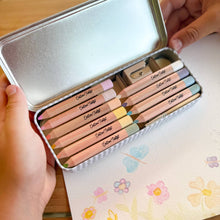 Load image into Gallery viewer, Pastel Watercolour Pencils Set - Colouring Pencils - Children gift idea - Cotton Twist - Eco friendly
