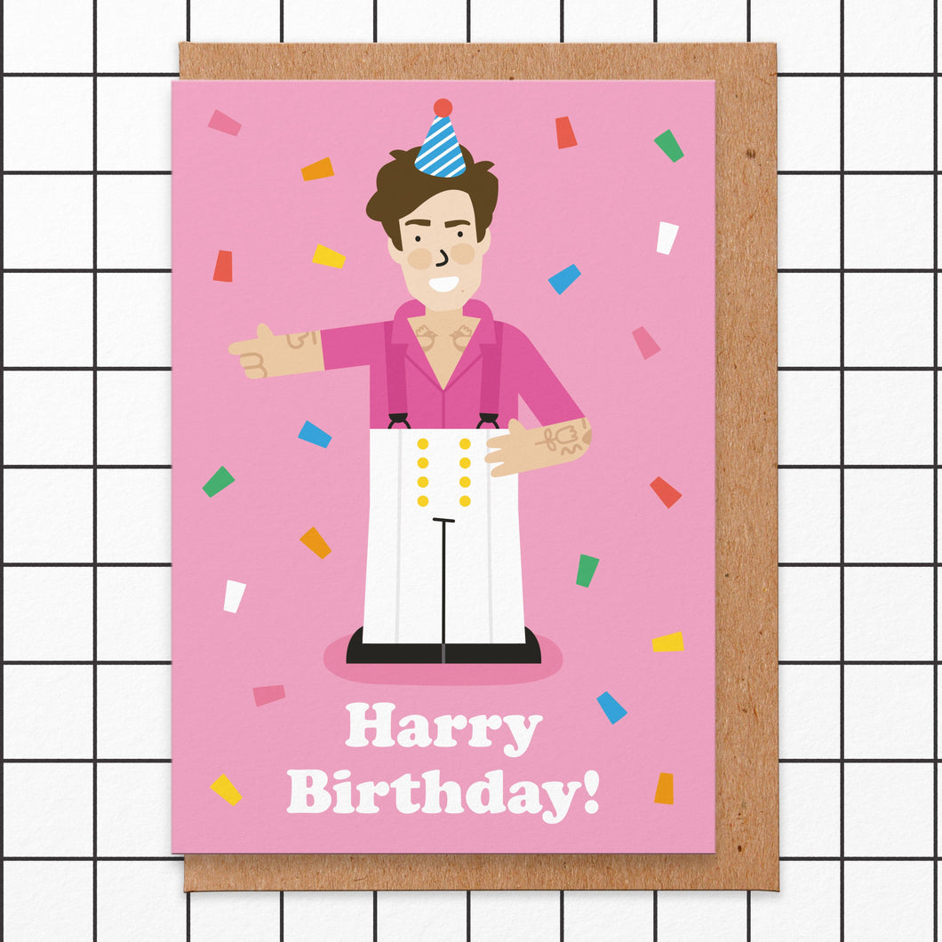 Harry Birthday - Harry Styles Birthday Card - Studio Boketto