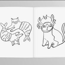 Load image into Gallery viewer, Zodicats - Cats of the Zodiac Colouring Book - Jo Clark Design - Cat Lovers
