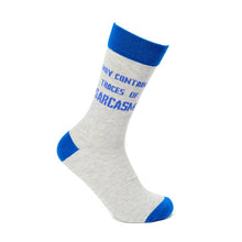 Load image into Gallery viewer, May Contain Traces Of Sarcasm Socks - Unisex Funny Socks - Urban Eccentric
