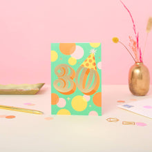 Load image into Gallery viewer, Greetings Card - Age 30 Birthday Card – Thirty - Ricicle
