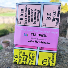 Load image into Gallery viewer, Tea towel - Reet Yorkshire Periodic Table of Yorkshire Language - Funny Yorkshire Gifts - The Hutch
