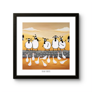 Print - Down Under - Sheep Puns - Australia - Mervyn Tay Art