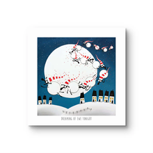 Load image into Gallery viewer, Print - Dreaming of Ewe Tonight - Sheep Puns - Mervyn Tay Art
