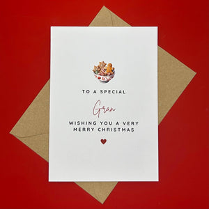 Gran Christmas Card - To a Special Gran - Swale Studios