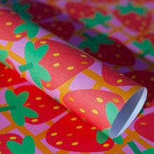 Load image into Gallery viewer, Strawberry Gift Wrap - Studio Boketto
