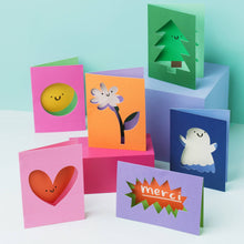 Load image into Gallery viewer, Greetings Card - Love Heart - Die Cut Cards - Valentines Day / Anniversary - Rumble Cards
