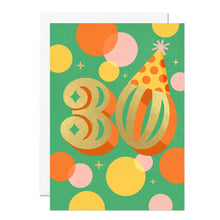 Load image into Gallery viewer, Greetings Card - Age 30 Birthday Card – Thirty - Ricicle
