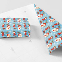 Load image into Gallery viewer, Secret Santa Wrapping Paper and Gift Tags Pack - 3 Sheets and Tags Pack - Recycled, sustainable &amp; eco-friendly gift wrapping - Curlicue
