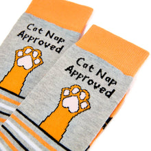 Load image into Gallery viewer, Unisex Cat Nap Approved Socks - Cat Lover Gifts - Urban Eccentric
