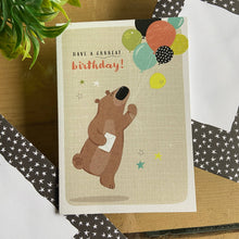 Load image into Gallery viewer, Greetings Card - Have a Grrreat Birthday - Birthday Bear - Dandelion Stationery
