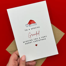 Load image into Gallery viewer, Grandad Christmas Card - To a Special Grandad - Swale Studios
