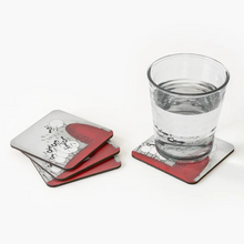 Load image into Gallery viewer, Coaster - Flock Off! - Sheep Puns - Sweary Puns - Mervyn Tay Art
